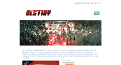 Desktop Screenshot of destinymma.net